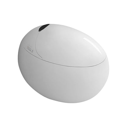 Oluxe G1 Egg-Shaped Smart Toilet with Heated Seat Function White 1.28 GPF
