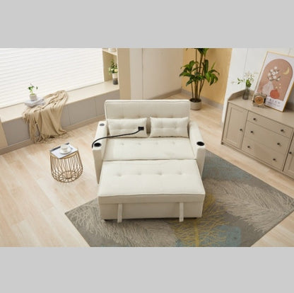 Futon Chair Bed Convertible Chair 3 In  1 Pull Out Sleeper Chair Beds