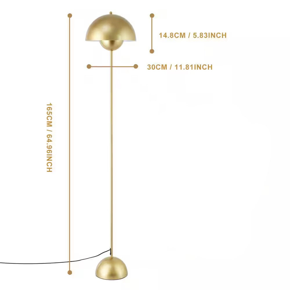 Golden Dome Floor Lamp