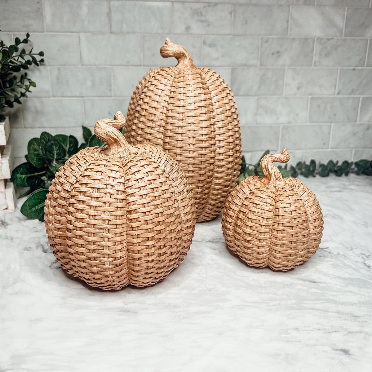 Rattan Pumpkins PRE-ORDER