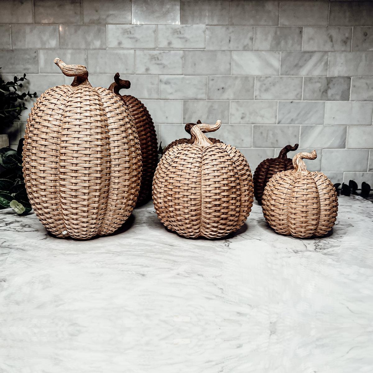 Rattan Pumpkins PRE-ORDER