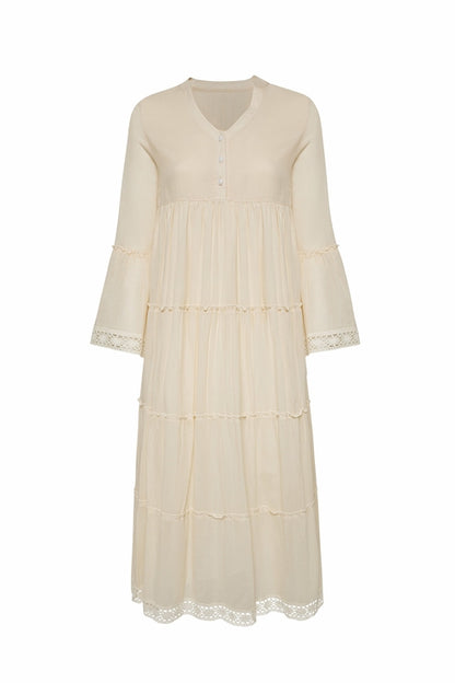 Breezy Cotton Voile Mika Maxi Dress