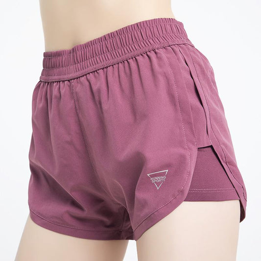 Women's Quick-Dry Double Layer Sports Shorts