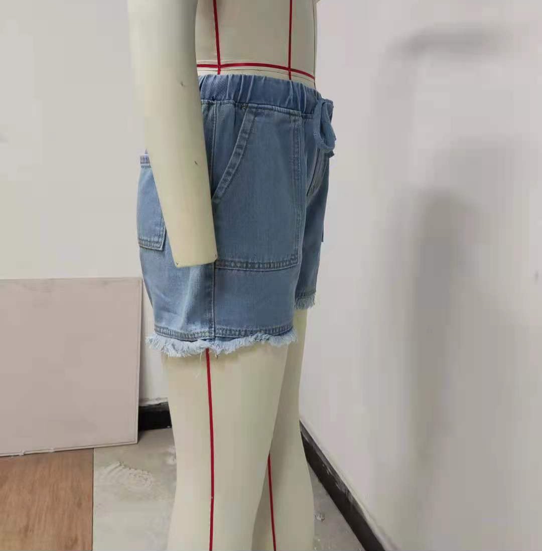Women's Casual Drawstring Shorts with Pockets