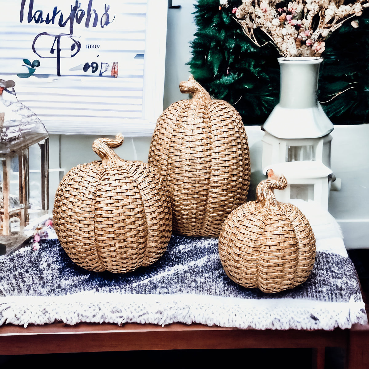 Rattan Pumpkins PRE-ORDER