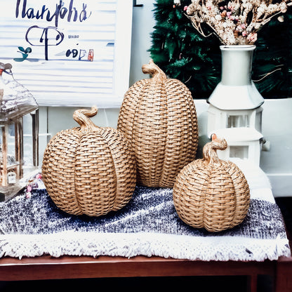 Rattan Pumpkins PRE-ORDER