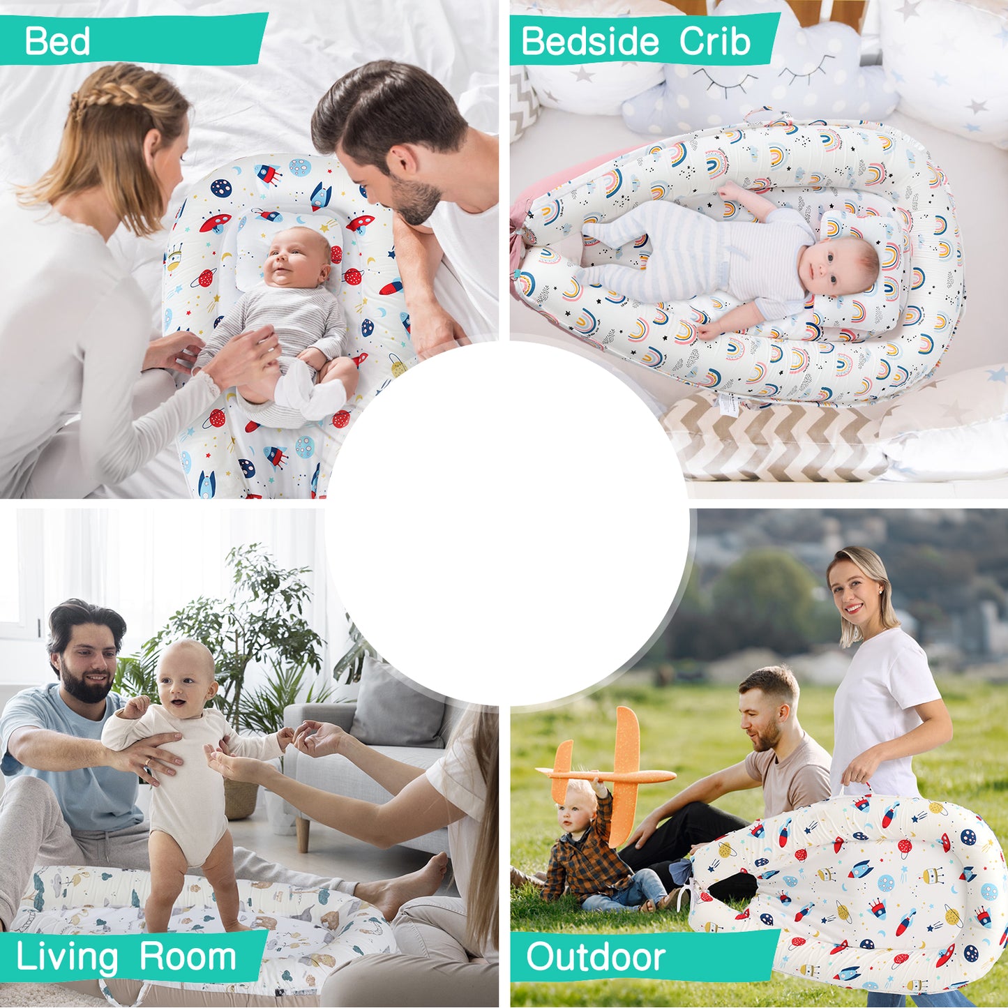 Pure Cotton Sleeve Memory Foam Crib Inner Core Usage