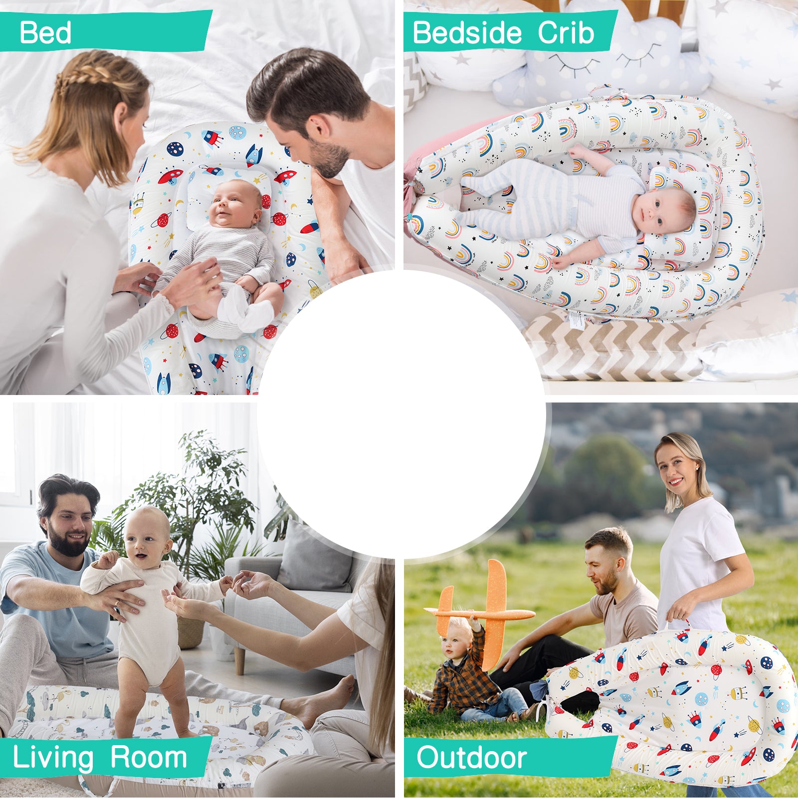 Pure Cotton Sleeve Memory Foam Crib Inner Core Usage