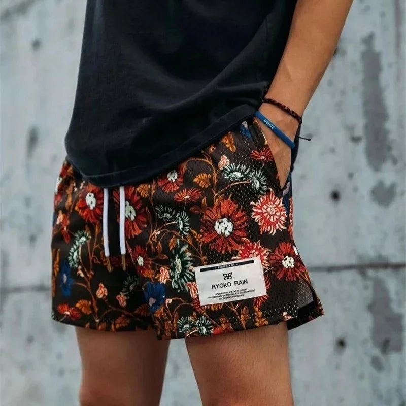 Men's Printed Beach Shorts