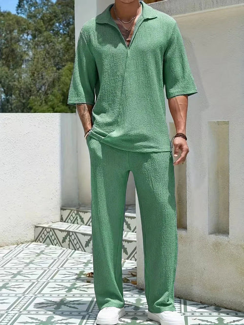 Men's Summer Casual Pants Set