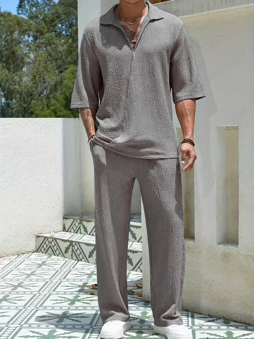 Men's Summer Casual Pants Set