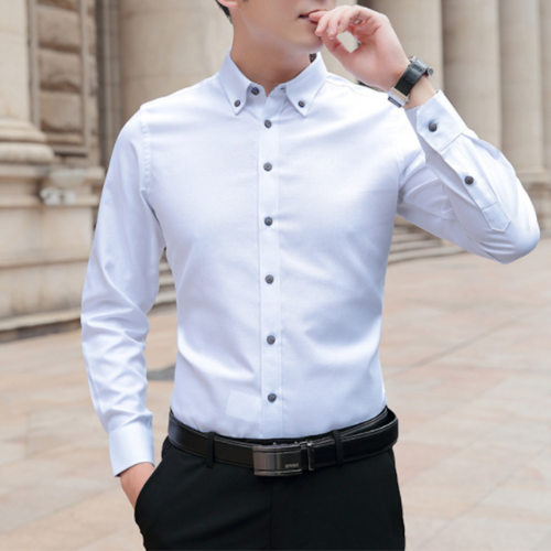 Men's Slim Fit Button-Down Shirt