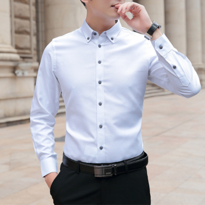 Men's Slim Fit Button-Down Shirt