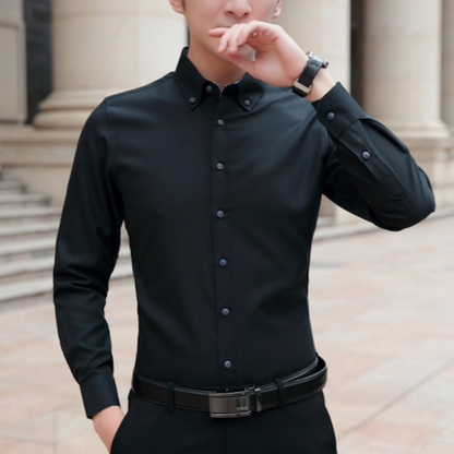 Men's Slim Fit Button-Down Shirt