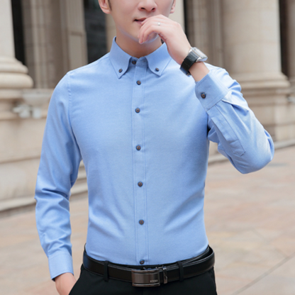 Men's Slim Fit Button-Down Shirt