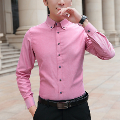 Men's Slim Fit Button-Down Shirt