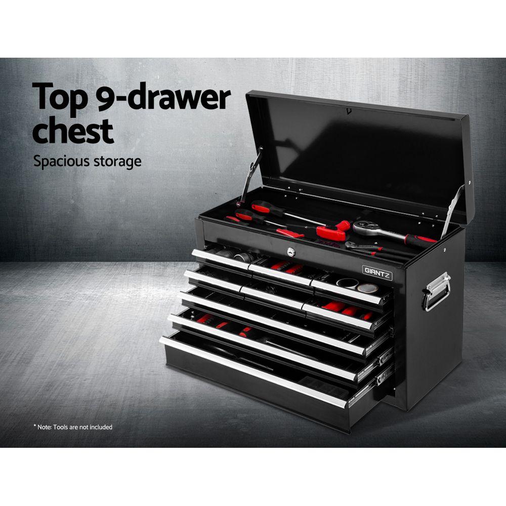 Giantz 16 Drawer Tool Box Cabinet Chest Trolley Toolbox Garage Storage