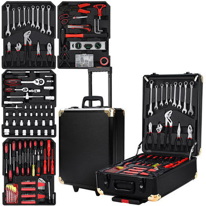 Giantz 816pcs Tool Kit Trolley Case Mechanics Box Toolbox Portable DIY
