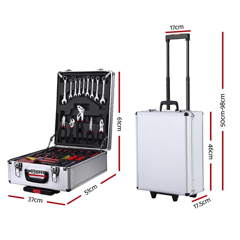 Giantz 786pcs Tool Kit Trolley Case Mechanics Box Toolbox Portable DIY