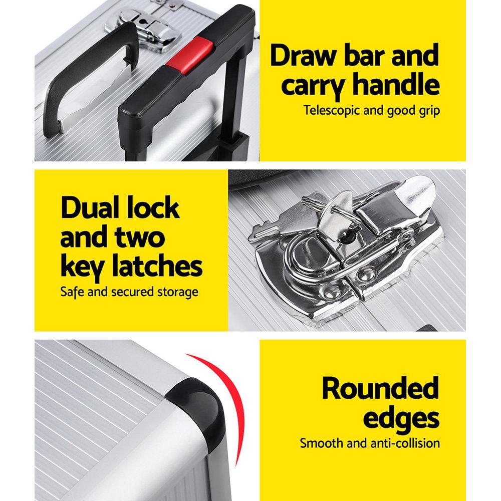 Giantz 786pcs Tool Kit Trolley Case Mechanics Box Toolbox Portable DIY