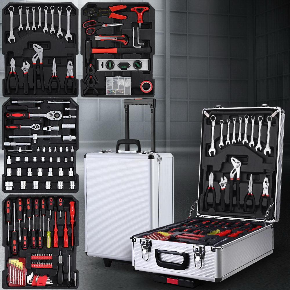 Giantz 786pcs Tool Kit Trolley Case Mechanics Box Toolbox Portable DIY