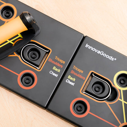 Pulsher Push-Up Board with Resistance Bands