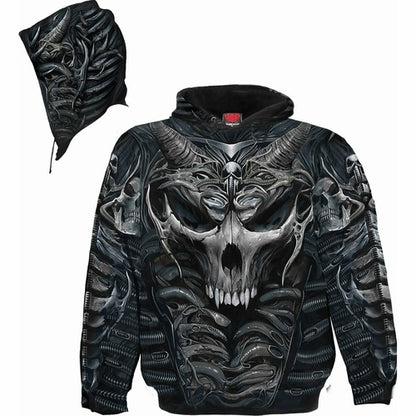 Skull Bio-Mechanical Allover Hoody