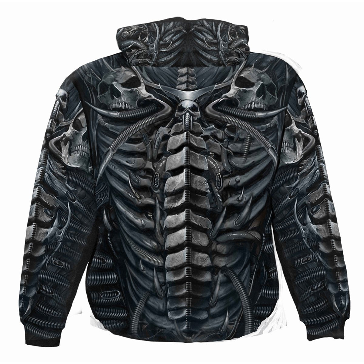 Skull Bio-Mechanical Allover Hoody