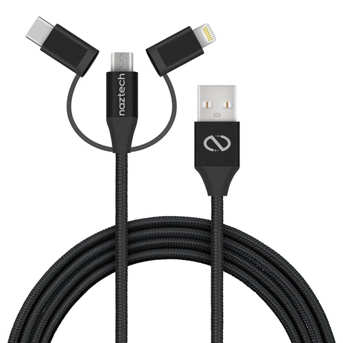 Naztech 3-in-1 Charge & Sync Cable