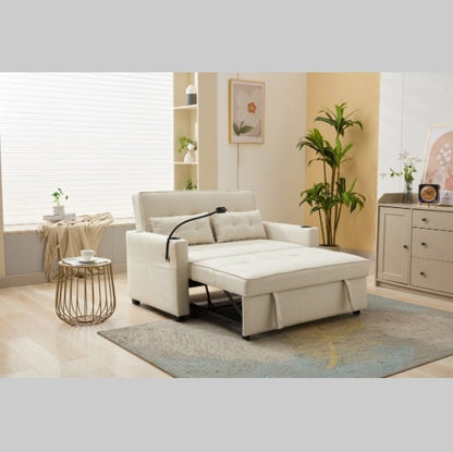 Futon Chair Bed Convertible Chair 3 In  1 Pull Out Sleeper Chair Beds