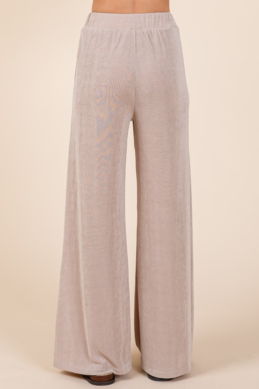 Mittoshop Elastic Waist Pants with Side Pockets