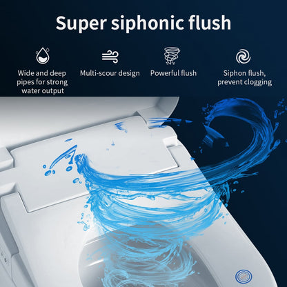 Fitro H1 Set of Two Compact Smart Bidet Toilets with Automatic Flushing