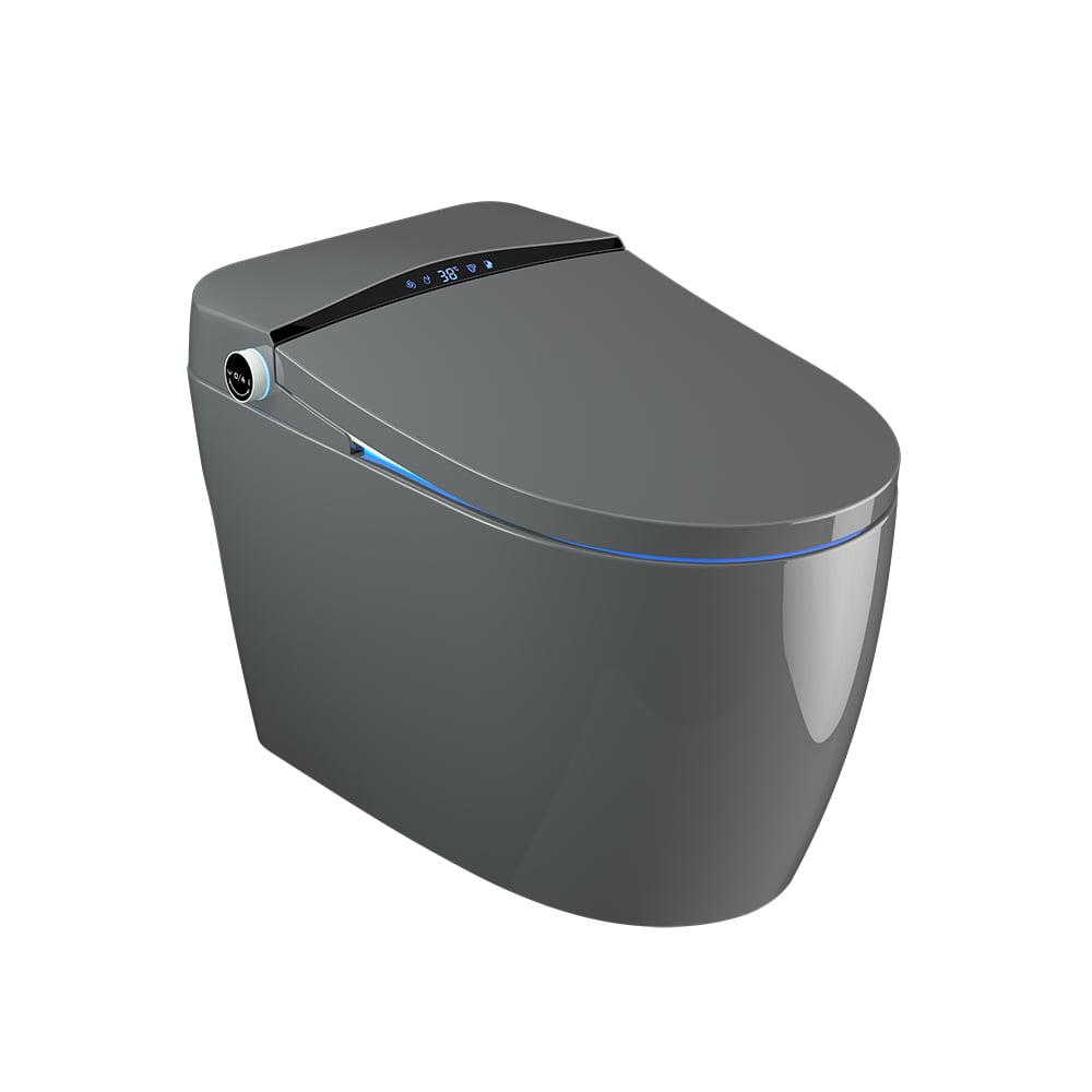 Hynova AX5 Automatic Smart Bidet Toilet with Multi-Function Gray 1.28 GPF