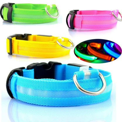 USB RECHARGEABLE LED PET DOG COLLAR 