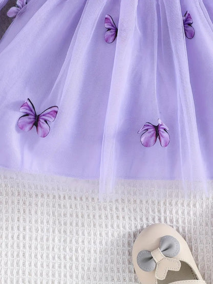 Girl's Lycra Floral Printed Frock Dress for Girls 2-3-YEARS