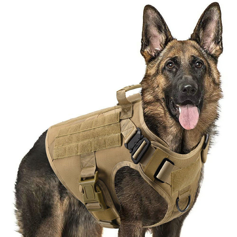 Fast Shipping Military Dog Tactical Harness and Leash Set 