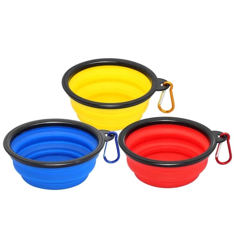 COLLAPSIBLE SILICONE TRAVEL PET BOWL 