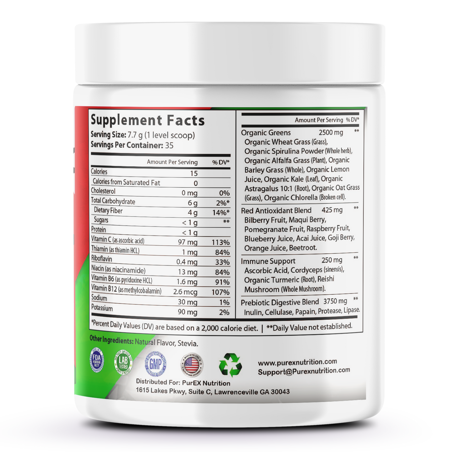 Pure Superfood - Organic Greens & Reds