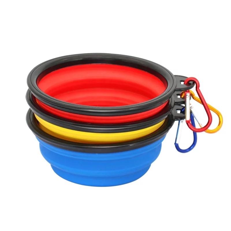 COLLAPSIBLE SILICONE TRAVEL PET BOWL 