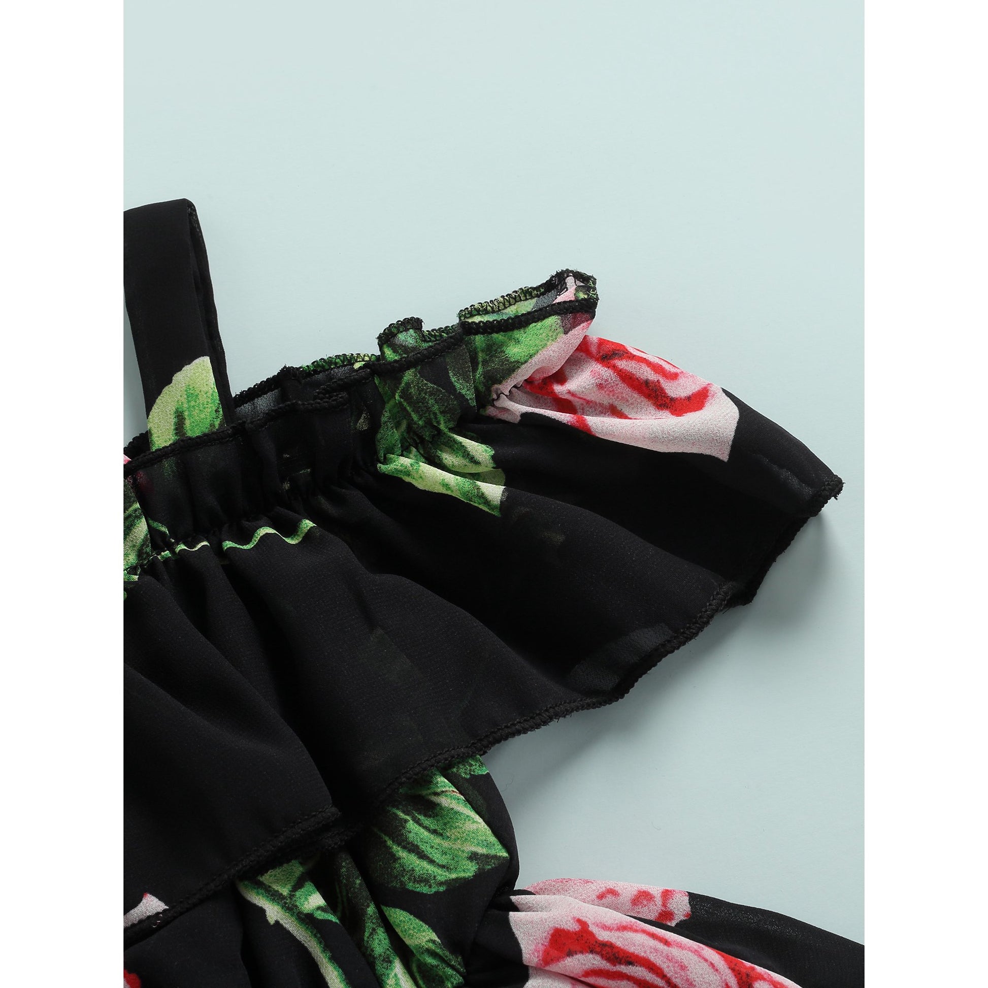  Girl's Lycra Floral Printed Frock Dress for Girls 2-3 Year