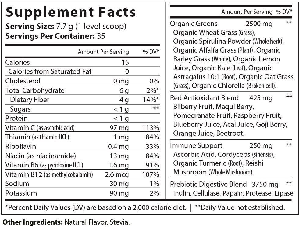 Pure Superfood - Organic Greens & Reds