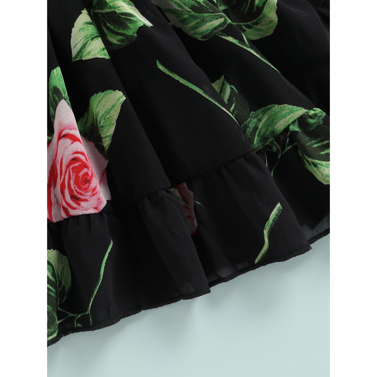  Girl's Lycra Floral Printed Frock Dress for Girls 2-3 Year