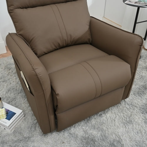 Electric Gliding Recliner Sofa With USB Port