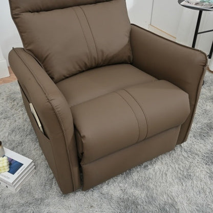 Electric Gliding Recliner Sofa With USB Port