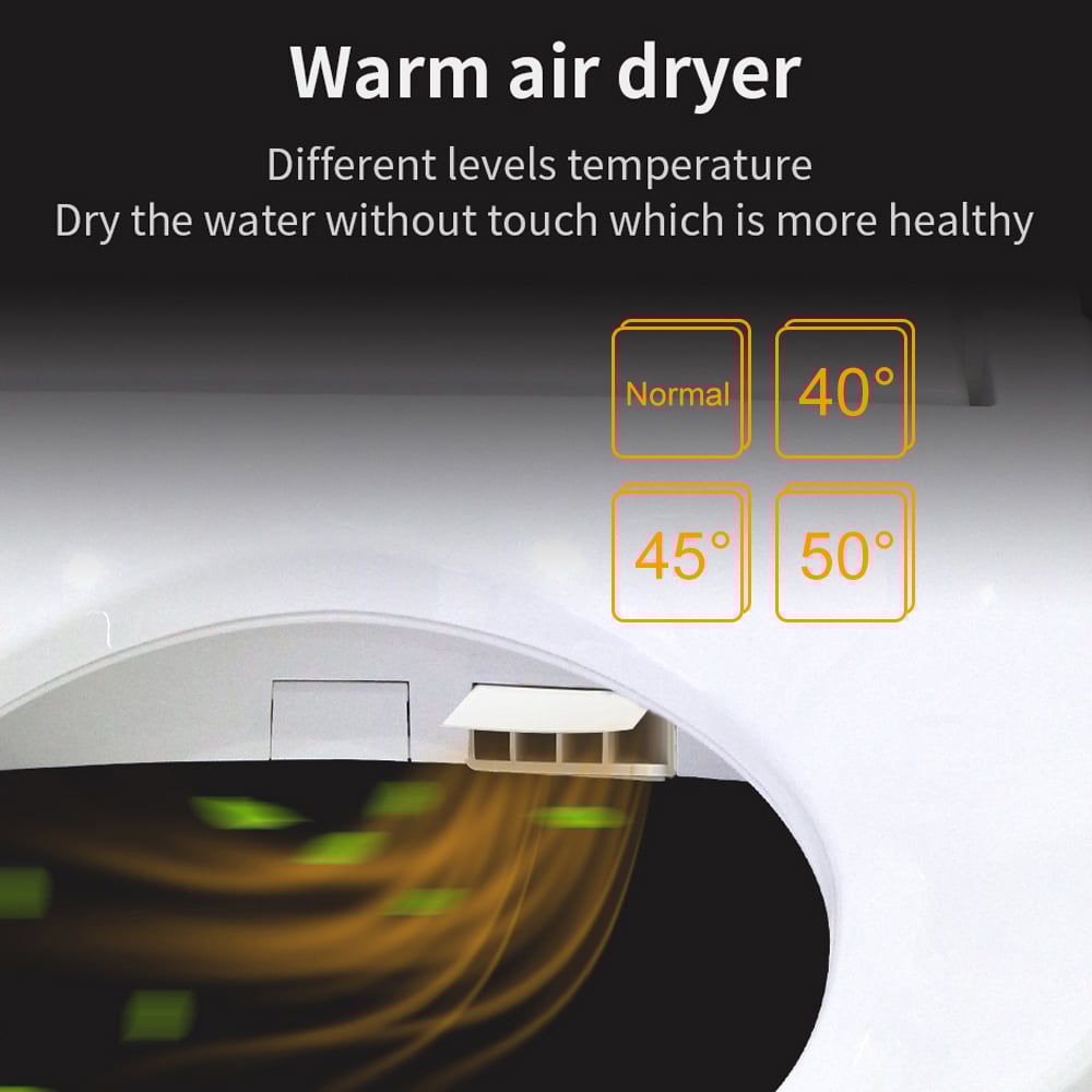 Fitro H1 Set of Two Compact Smart Bidet Toilets with Automatic Flushing