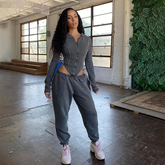 Women's Casual Workout Sporty Two Piece Set