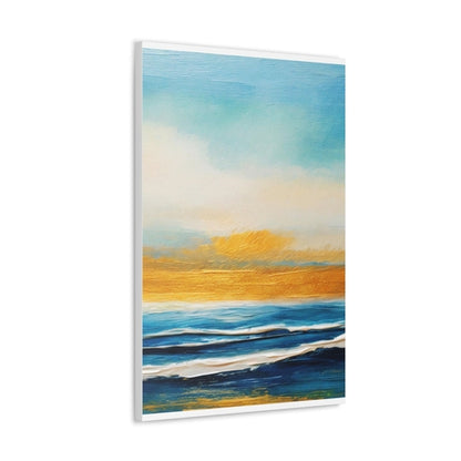 Golden Horizon Canvas Art
